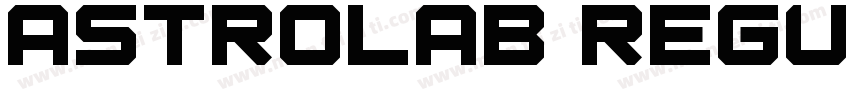 Astrolab Regular字体转换